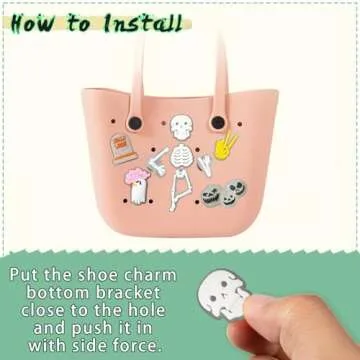 kockuu Halloween Shoe Charms - Glow in Dark 30pcs Set