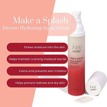 Hey Honey Skincare Make A Splash | Intense Hydrating Niacinamide Aqua Face Serum | Intense Hydration...