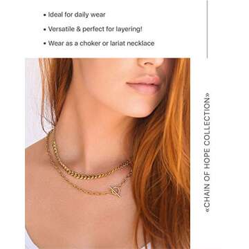 Gold Chain Necklace - Versatile & Celebrity Endorsed Style