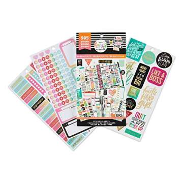 Happy Planner Sticker Value Pack - 985 Stickers Included