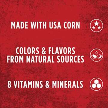 Kellogg's Corn Pops Cold Breakfast Cereal Cups, 8 Vitamins and Minerals, Kids Snacks, Original (12 C...