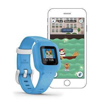 Garmin vivofit jr. 3, Fitness Tracker for Kids, Includes Interactive App Experience, Swim-Friendly, ...