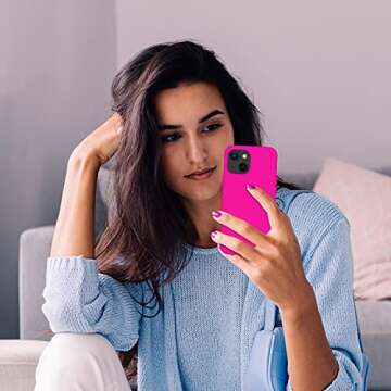 Cordking Designed for iPhone 13 Case, Designed for iPhone 14 Case, Silicone Ultra Slim Shockproof Pr...