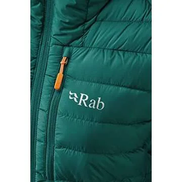 Rab Women's Microlight Alpine Down Jacket for Hiking, Climbing, and Skiing - Atlantis - Medium