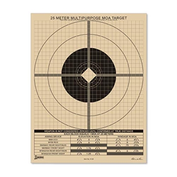 Weatherproof MOA Target for Outdoor Shooting Training