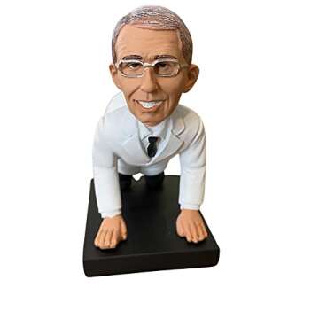 Pesky Patriot Dr. Anthony Fauci Bobblehead Pencil Holder Gag Gift | Funny Anti Lord Fauci Novelty Gift Idea for Freedom Loving Americans
