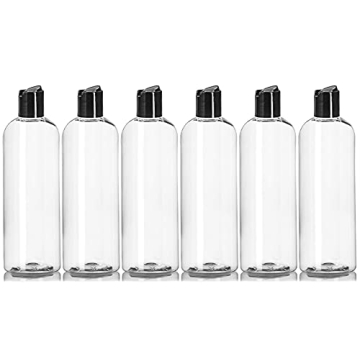 Elegant 16 oz Clear Refillable Bottles for Home Care