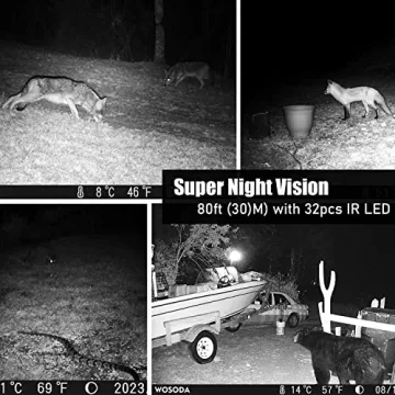 WOSODA Trail Camera 36MP for Wildlife Photography