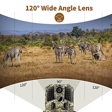 WOSODA Trail Camera 36MP for Wildlife Photography