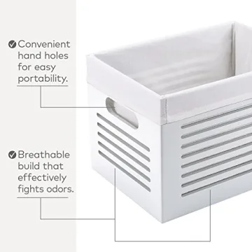 Stylish Wooden Storage Bin Container for Home Organization