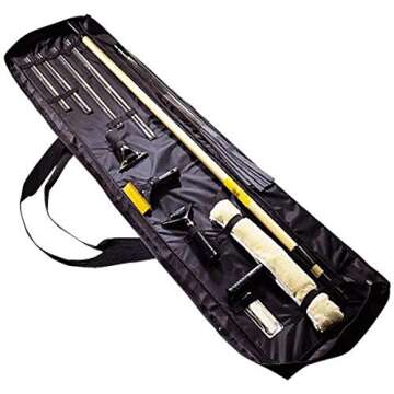 Ettore 04910 Professional Window Cleaning Kit Includes Carrying Case, REA-C-H Extension Pole, Scrape...