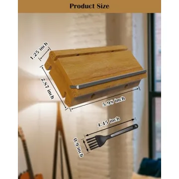 3/23/35/90 Degree Fret End Dressing, 4 in 1 Fret File-Guitar Bass Fret Beveling File Tool, Professional Luthier File for Crowning, Shaping and Deburring Frets