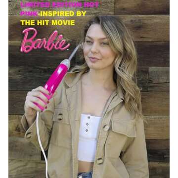 Lift Wand Professional High Frequency Facial Wand Machine Includes 7 Electrodes, and Aluminum Case, ...