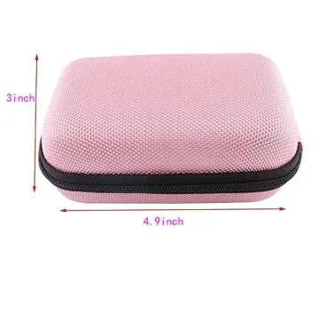 WERJIA Hard Carrying Case Compatible with Canon PowerShot SX720 SX620 SX730 SX740 G7X/ G7X Mark III /G7X Mark II Digital Camera (Pink)