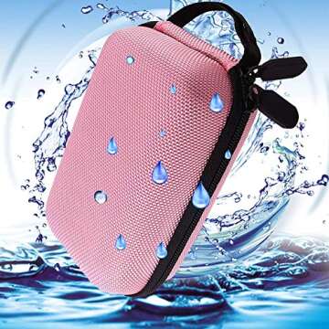 WERJIA Hard Carrying Case Compatible with Canon PowerShot SX720 SX620 SX730 SX740 G7X/ G7X Mark III /G7X Mark II Digital Camera (Pink)