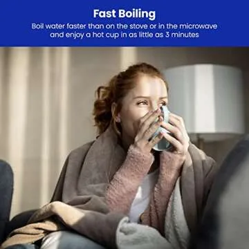 Chefman Electric Kettle with Rapid 3 Minute Boil Technology