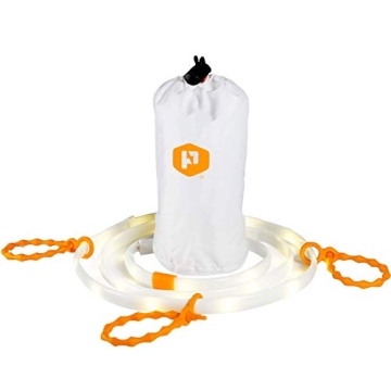 POWER PRACTICAL Luminoodle - The Original LED Light Rope for Camping - 5ft Waterproof USB Powered LE...