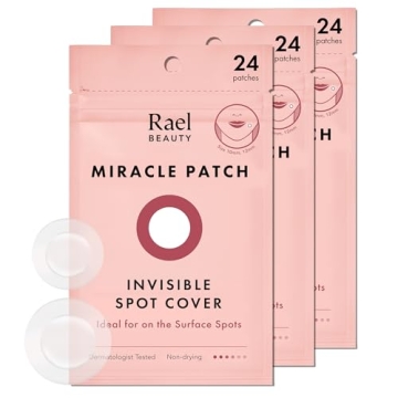 Rael Pimple Patches, Miracle Invisible Spot Cover - Hydrocolloid Acne Patch, Treatment for Breakouts...