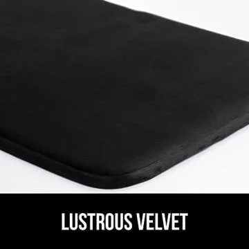 Gorilla Grip Thick Memory Foam Bath Rug for Luxury Comfort