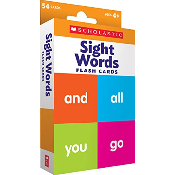 Sight Word Flash Cards for Kids' Early Learning