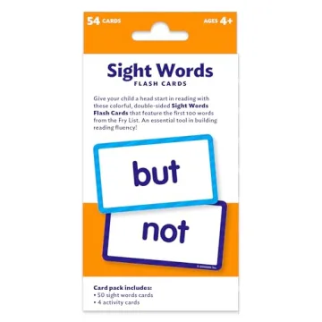 Sight Word Flash Cards for Kids' Early Learning