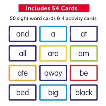 Sight Word Flash Cards for Kids' Early Learning