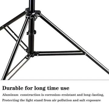 Godox 149 Inches Heavy Duty Aluminum Photography Light Tripod Stand for Aputure Ls60W 300D II Godox SL-60W SL-150II FV150 FV200 AD300PRO AD400PRO Studio Photography Lighting