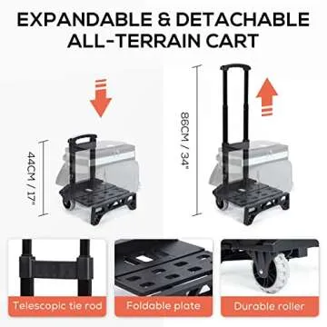 TOURIT Insulated Rolling Cooler with 4 Ice Packs