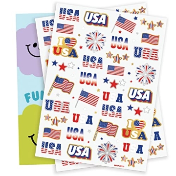 Fourth of July Temporary Tattoos - 70 Patriotic Designs