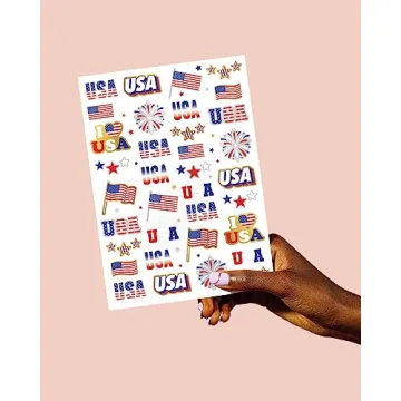 Fourth of July Temporary Tattoos - 70 Patriotic Designs