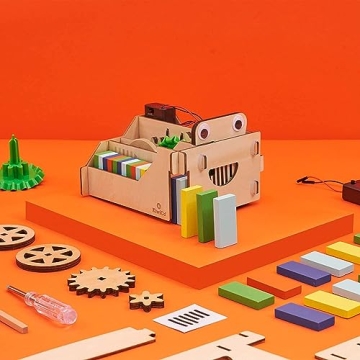 KiwiCo Domino Machine - Build Fun with 100 Dominoes