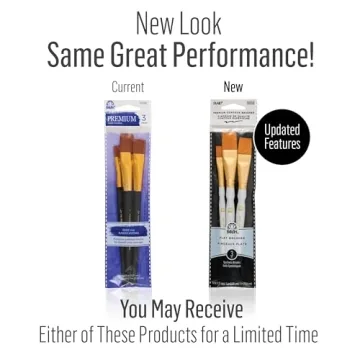FolkArt Paint Brush Set - Essential 3-Piece Crafting Brushes