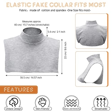 Fake Turtleneck Dickey Set Winter Essential Women Men