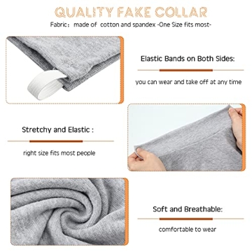 Fake Turtleneck Dickey Set Winter Essential Women Men