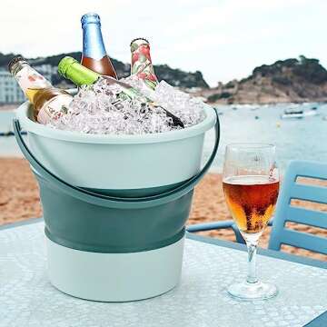 Noamus 3 Pack Collapsible Bucket for Outdoor and Home