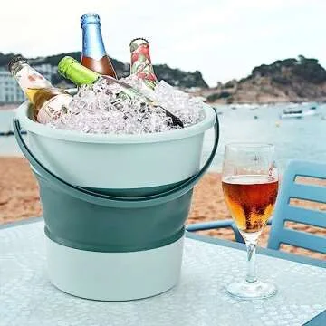 Noamus 3 Pack Collapsible Bucket for Outdoor and Home