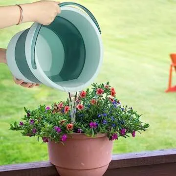 Noamus 3 Pack Collapsible Bucket for Outdoor and Home