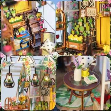 Book Nook Kit Garden House DIY Miniature Decor for All Ages