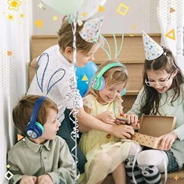 LORELEI E7 Kids Headphones with Microphone - Safe Volume Control