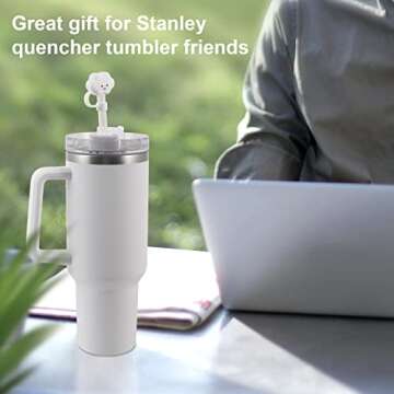 MLKSI 6 Pack Straws Cover for Stanley Cups - BPA Free