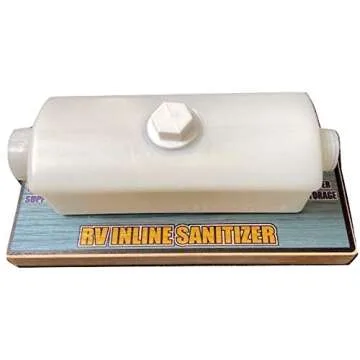 RV Inline Sanitizer for Easy Fresh Water Tank Cleaning