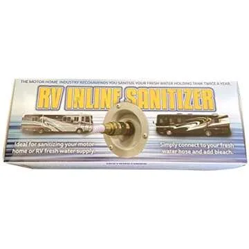 RV Inline Sanitizer for Easy Fresh Water Tank Cleaning