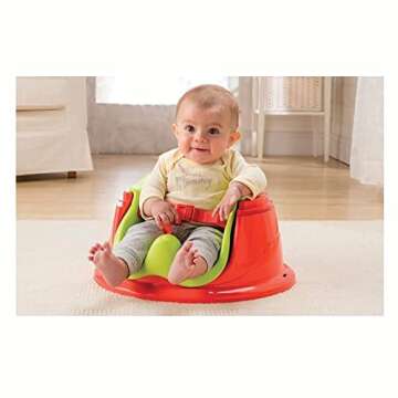 Summer by Bright Starts Deluxe SuperSeat, Wild Safari, Fun Baby Seat for Sitting Up, Playtime, and Meals, Ages 4 Months to 4 Years