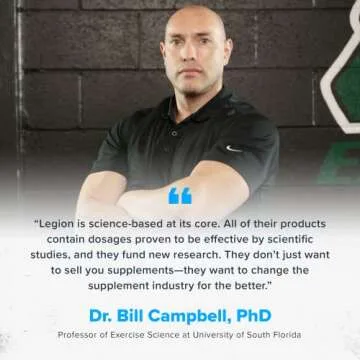 LEGION Athletics Ascend Nootropic - All-Natural Brain Supplements for Memory and Focus - Nootropics Brain Support Supplement with Alpha-GPC - Brain Supplement for Alertness & Mood Support, 30 Servings