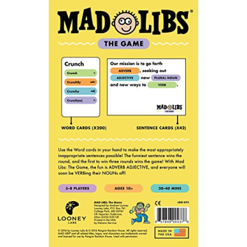 Mad Libs: The Game - Fun Family Party Game