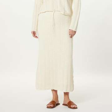 Chic Makayla Crochet Midi Skirt for Women