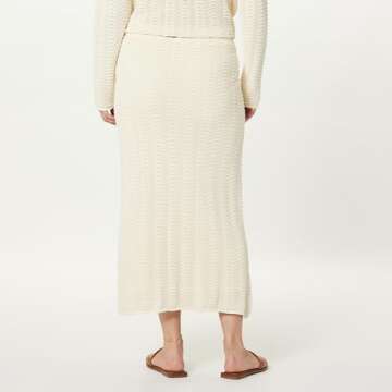 Chic Makayla Crochet Midi Skirt for Women