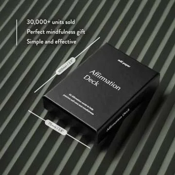 Mal Paper Affirmation Card Deck for Daily Inspiration