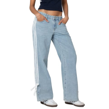 Qikaka Stylish Women's High Waist Denim Pants for Streetwear
