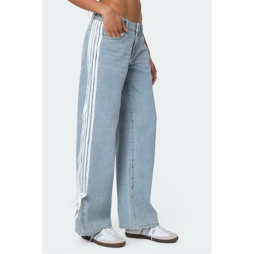 Qikaka Stylish Women's High Waist Denim Pants for Streetwear